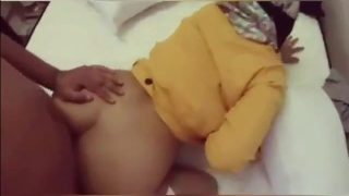 Awek jilbab kulum batang besar