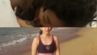 Awek melayu main tepi pantai