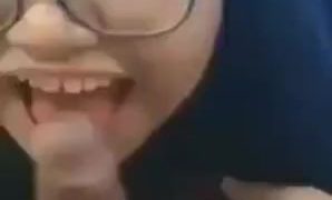 Melayu tudung sucks dick