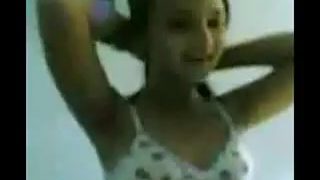 Malay young girl undresses for sex