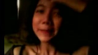 Malay lesbian couple kissing